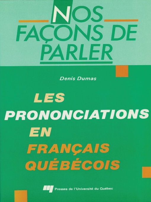 Title details for Nos façons de parler by Denis Dumas - Available